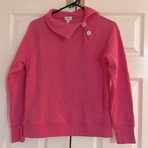 J. Crew long sleeve pink sweatshirt XS